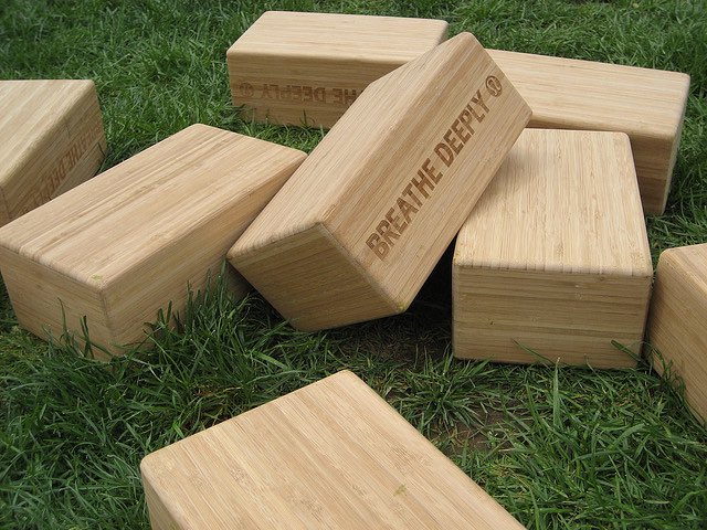 Yoga blocks.