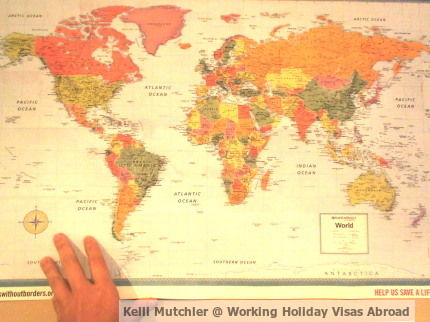 Kelli Mutchler, Working Holiday Visas Abroad