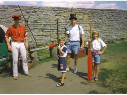 Fort Mackinac traveling with my dad