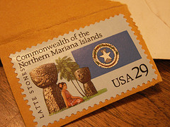 Stamp from Marianas Islands