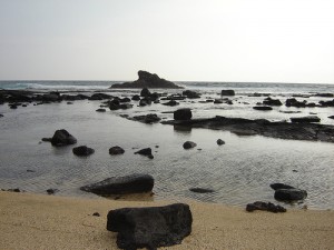 I took this shot from the beach at Old Kona Airport Beach. It is a wonderfully serene setting. 