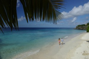 Beach view from Lodge Kura Hulanda 