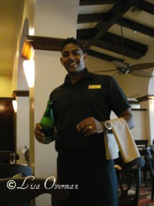 Brenden one of the many outstanding staff at Grand Cayman Marriott Beach Resort