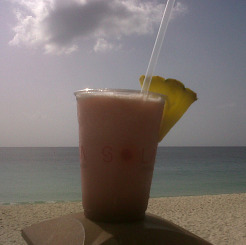 My Pink Sand Beach on 7 Mile Beach Marriot Grand Cayman 