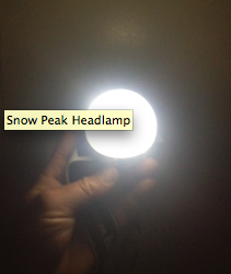 Snow Peak Headlamp
