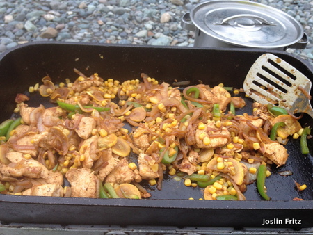 Chicken Enchilada Pie Dutch Oven