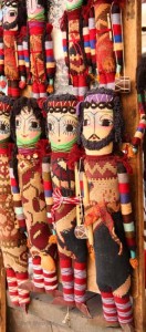 Dolls at Vernissage Yerevan Armenia