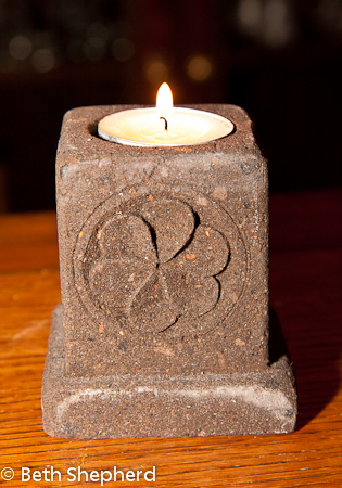 Armenian Tuff candle