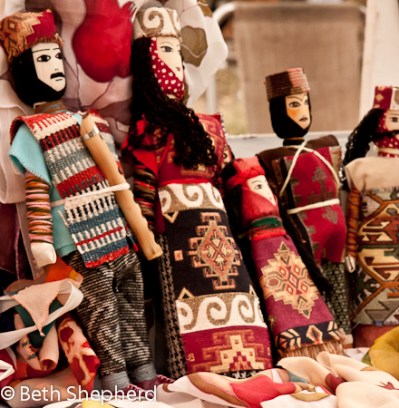 Armenian dolls, Vernissage, Yerevan, Armenia