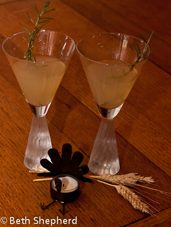 Pear-rosemary sipper
