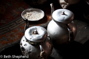 Teapots, Tingri, Mt Everest, Tibet, China