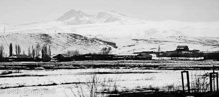 On the way to Gyumri, Armenia