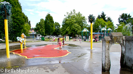 Pratt Park Spraypark, Seattle, WA