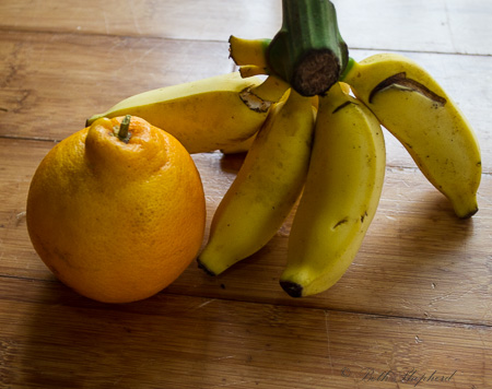 Tangelo and apple bananas