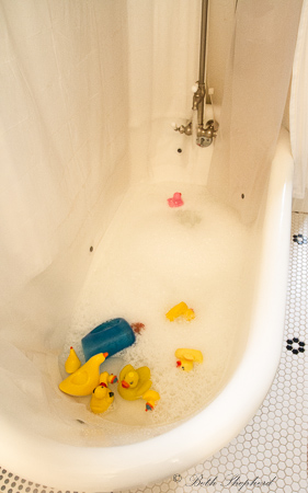 Ducks in the tub