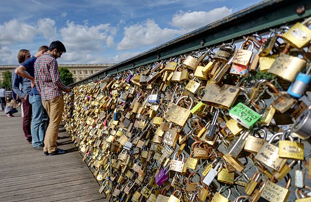 Pont des Arts, photo by Disdero