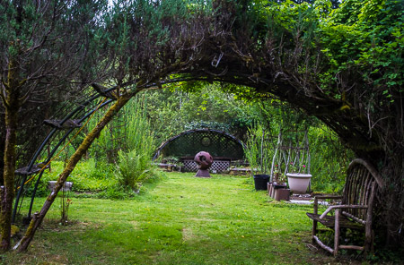 Bassetti's Gardens green arbor