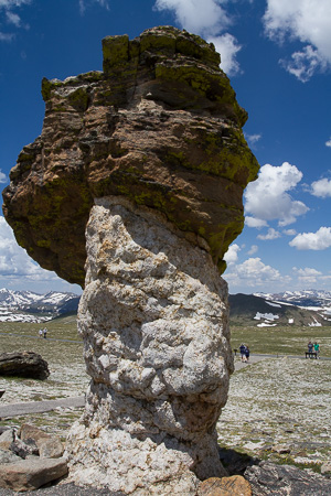Mushroom rocks at 12,000 feet in Colorado