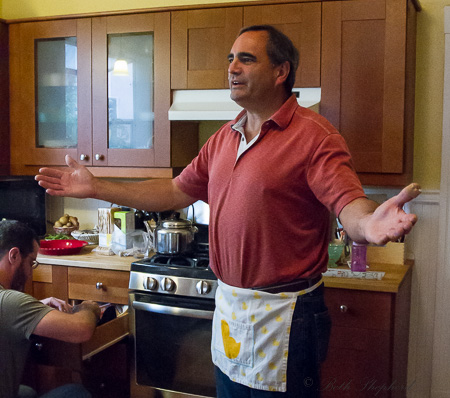 The boys and their aprons