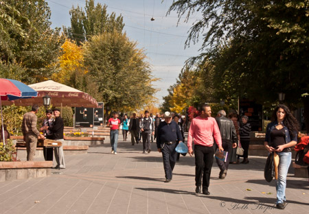 Gyumri shopping street