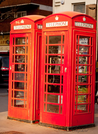 London phone booths