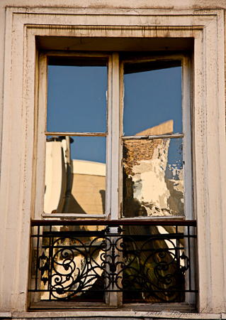 Window reflection in Paris