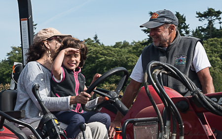 Drivin' the tractor