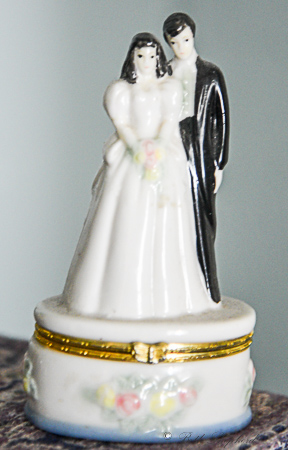 Bride and groom token box