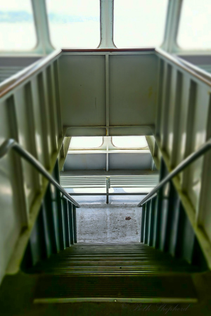 Stairs on the ferry