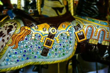 Carousel horse detail