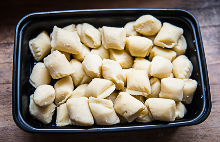 Potato flakes and almond flour gnocchi Capello's