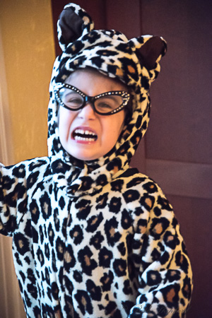 Halloween cheetah costume