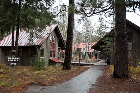 Cabin cluster at Sleeping Lady