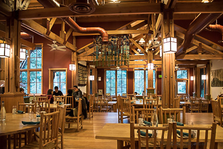 Dining room at the resort