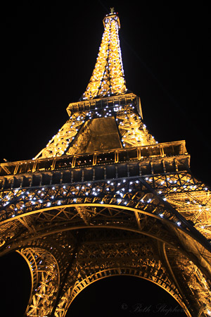 Eiffel Tower at night