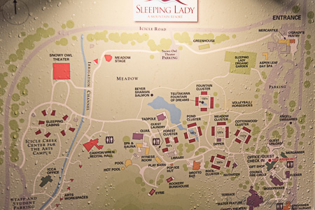 leeping Lady Mountain Resort map