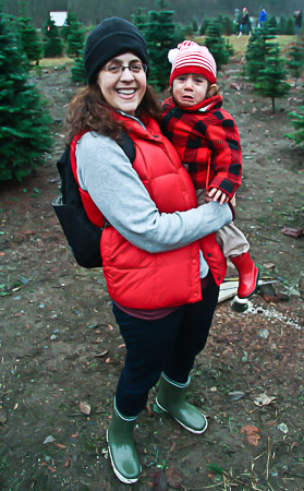 Christmas tree hunting 2012 crying