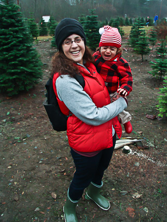 Christmas tree hunting 2012