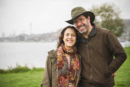 Beth and Joel by Lake Union for the Leap Year