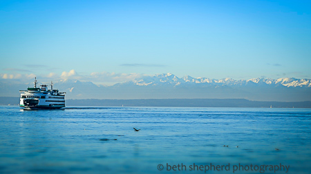 Ferry on Puget Sound