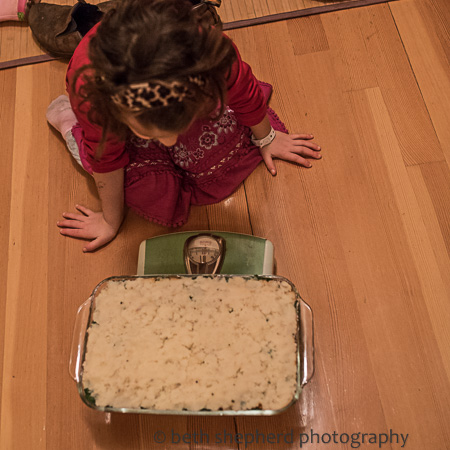 Girl and pie