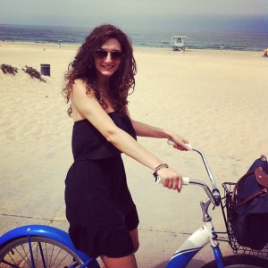 Bike riding by Hermosa Beach