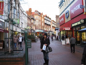 High Street in Bournemouth, England