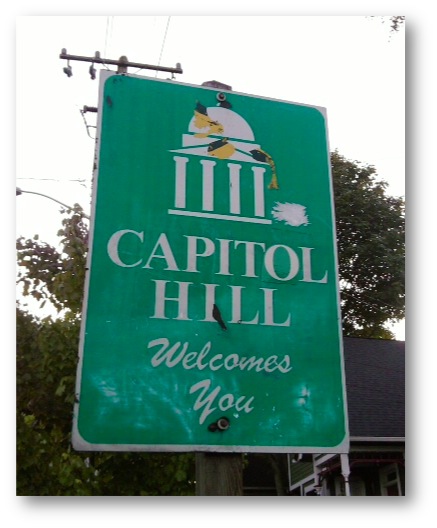 Capitol Hill Welcome Sign