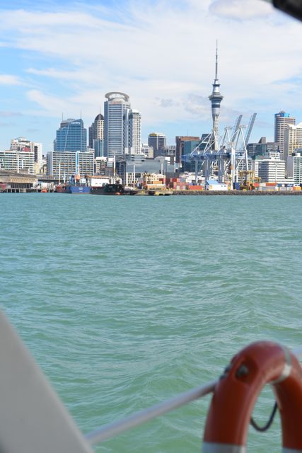 Auckland Skyline from Ferry