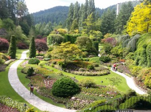 Butchart Gardens sunken garden