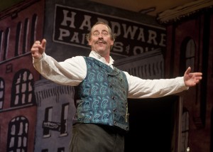 Robert Gallaher as Horace Vandergelder in Thornton Wilder's The Matchmaker at Taproot Theatre.