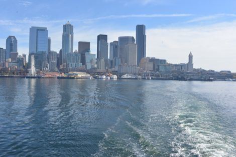 Seattle Skyline from Ferry