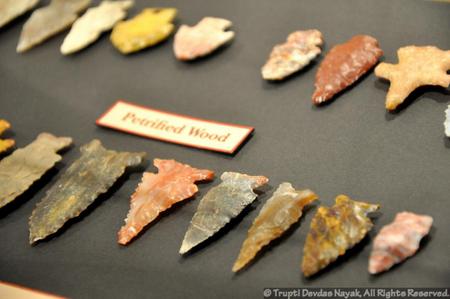 Arrowheads in Anasazi Museum