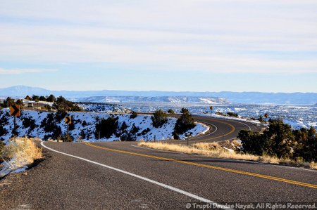 Driving on the Hogback Highway 12